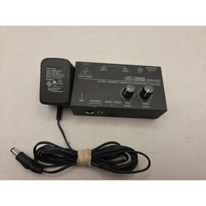 Behringer MA400 MICROMON Ultra-Compact Monitor Headphone Amplifier - TESTED D
